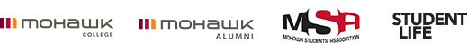 Mohawk College and Mohawk Students' Association Logos