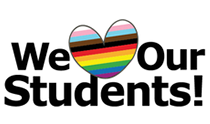 We heart out students and Mohawk College Future Ready logos